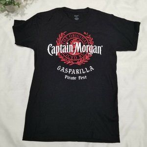 Unisex Tangerine Captain Morgan Gasparilla Graphic Shirt Size Small